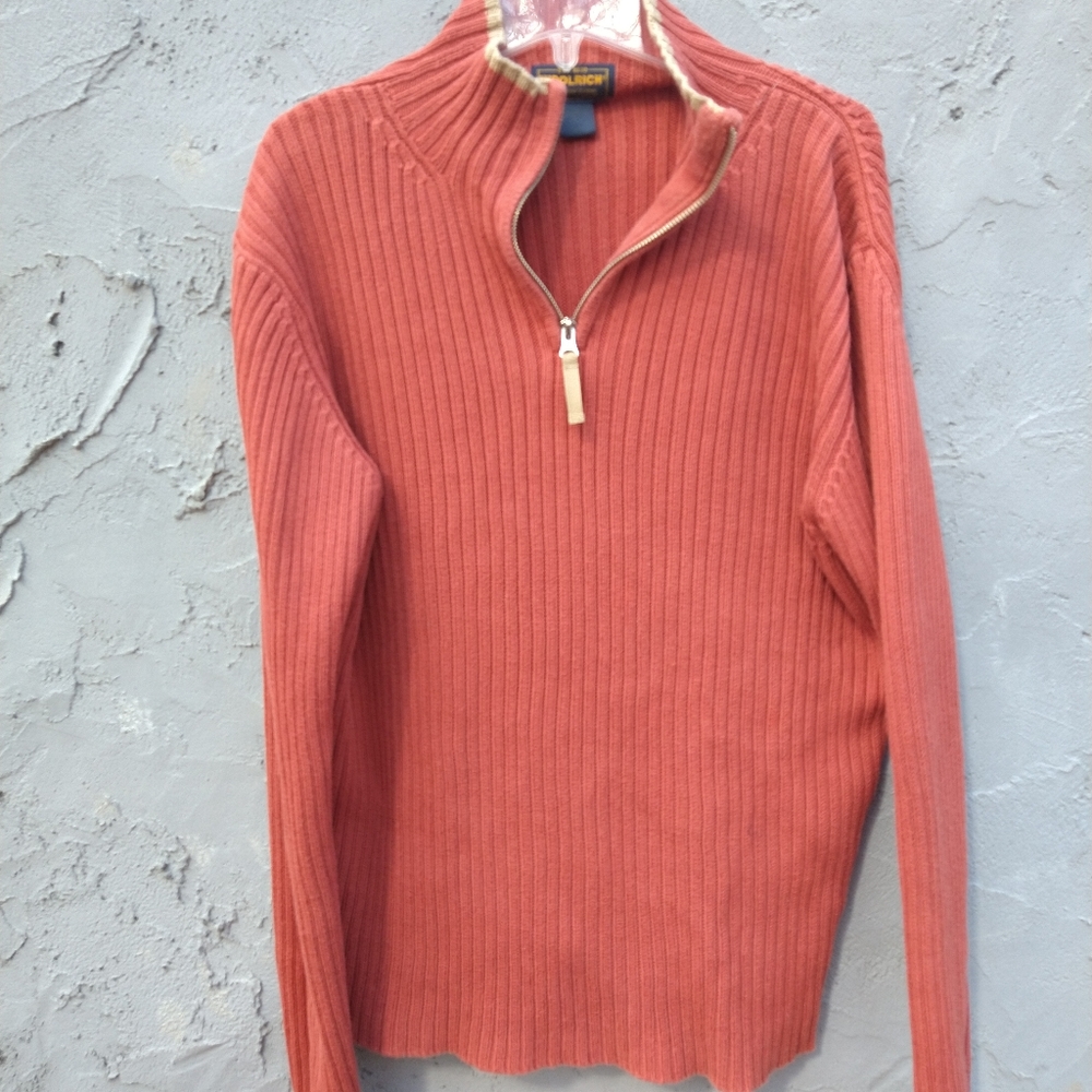 WOOLRICH SWEATER.  SZ LARGE